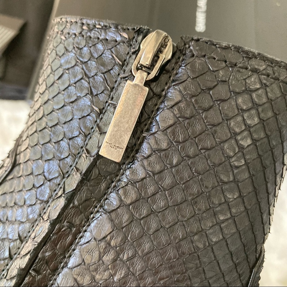 Saint Laurent Python Boots - Picture 5 of 10